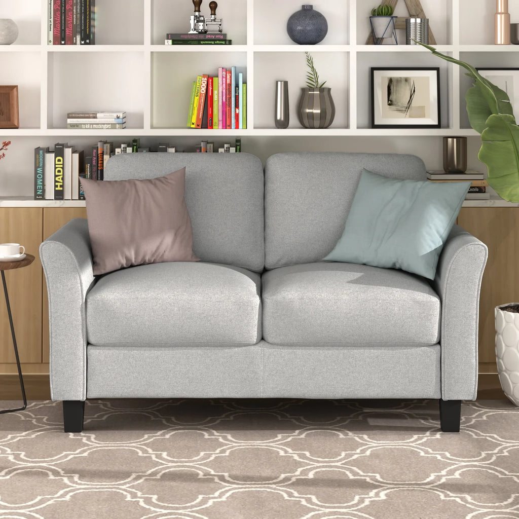Light Gray Double Seat Sofa V642