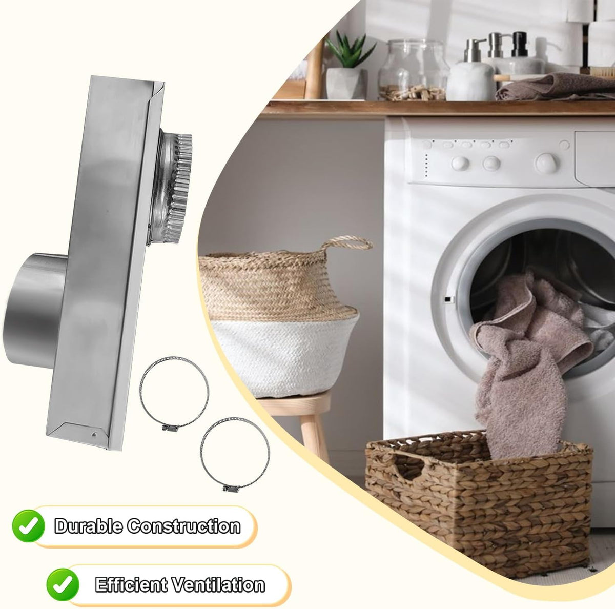 Aluminum Adjustable Dryer Vent Pipe K387795