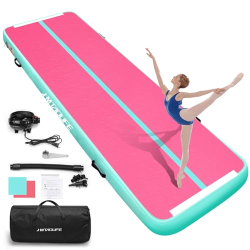 6.6ft Inflatable Air Gymnastics Mat Tumble Track with Air Pump I1760