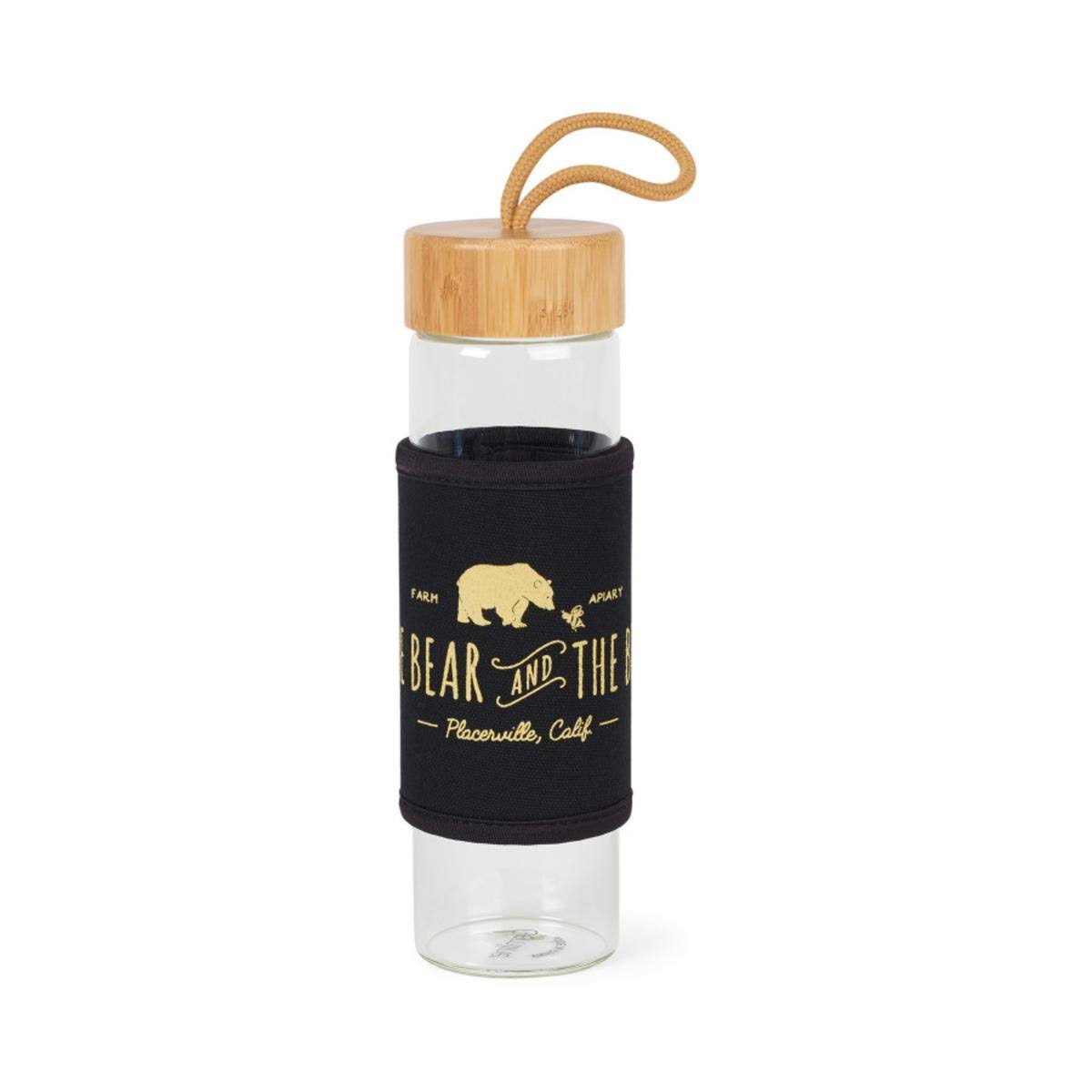 18.5 oz Printed Bamboo Glass Bottle Y17117