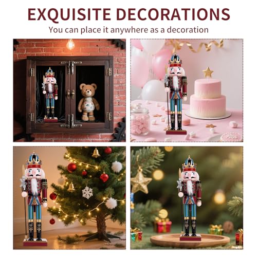11.8 Inch Wooden Nutcracker Figures Q476047