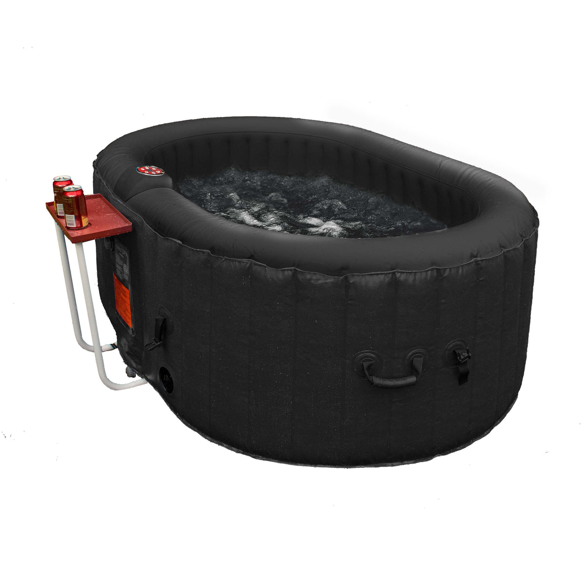 145 Gallon 2 Person Brown Oval Inflatable Hot Tub T5777