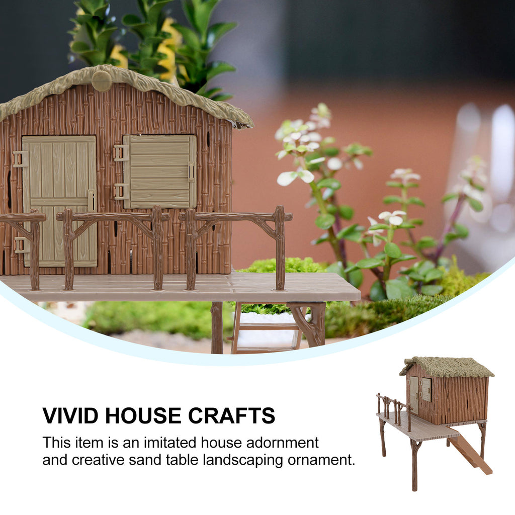 Miniature Diy Farmhouse Model Assembled Handcraft Educational Toys Y76192