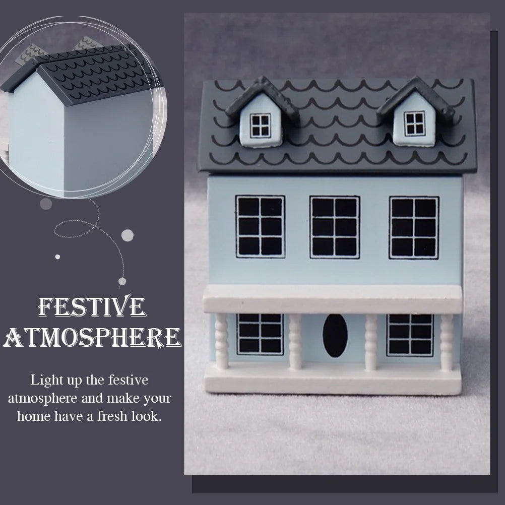 Rustic Wooden Dollhouse Ornament K5285