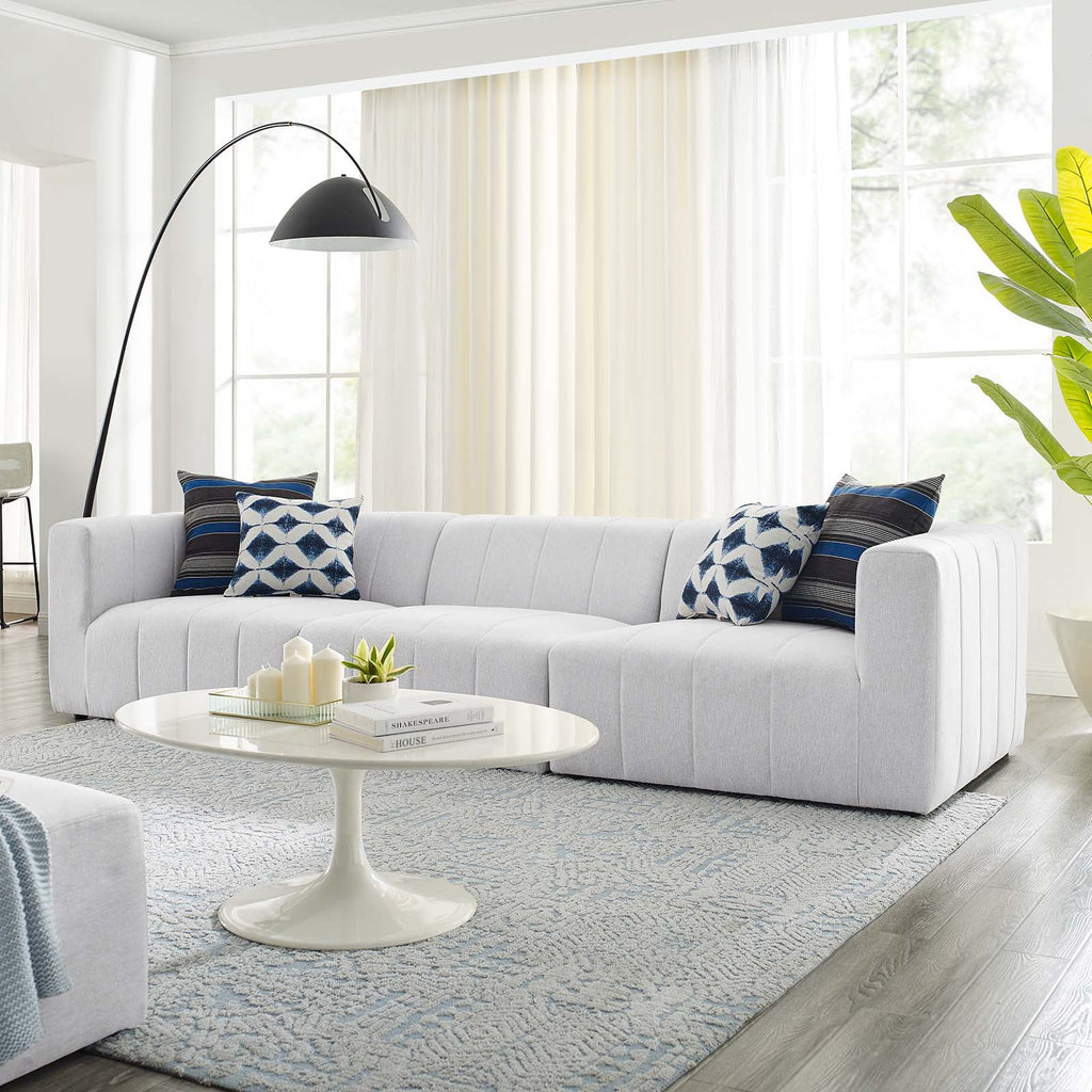 Upholstered Fabric 3-Piece Sofa in Ivory X11364