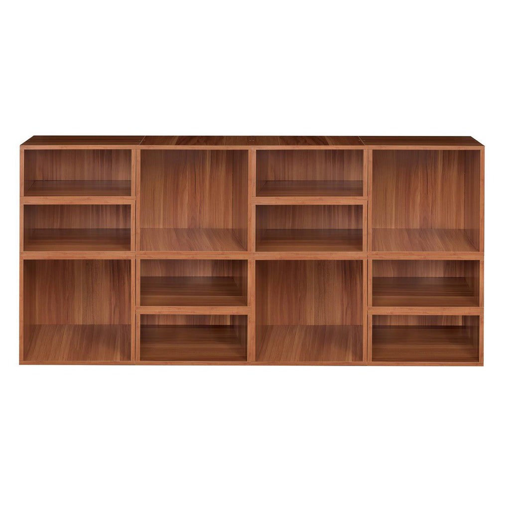 Cherry/Blue Storage Set with Foldable Storage Bins Z465072
