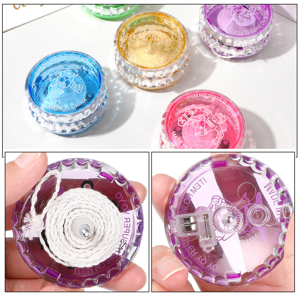 10Pcs LED Yo-yo Toy Light up Yo-yo Responsive Ball Toy I759