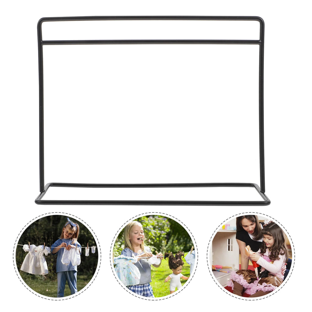 Miniature Doll Clothes Rack Hanger Furniture Z810
