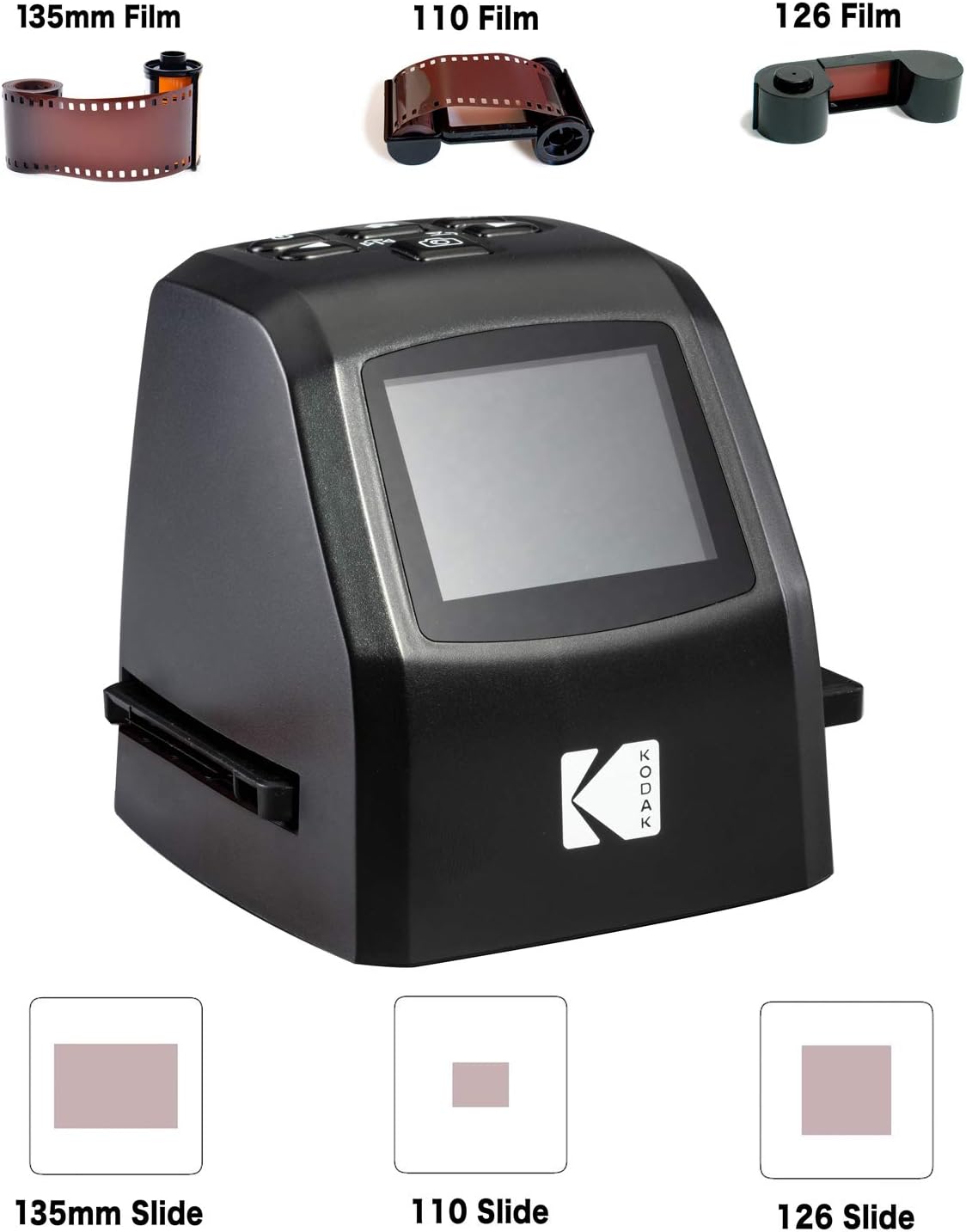 Mini Digital Film & Slide Scanner with 2.4 LCD Screen E136