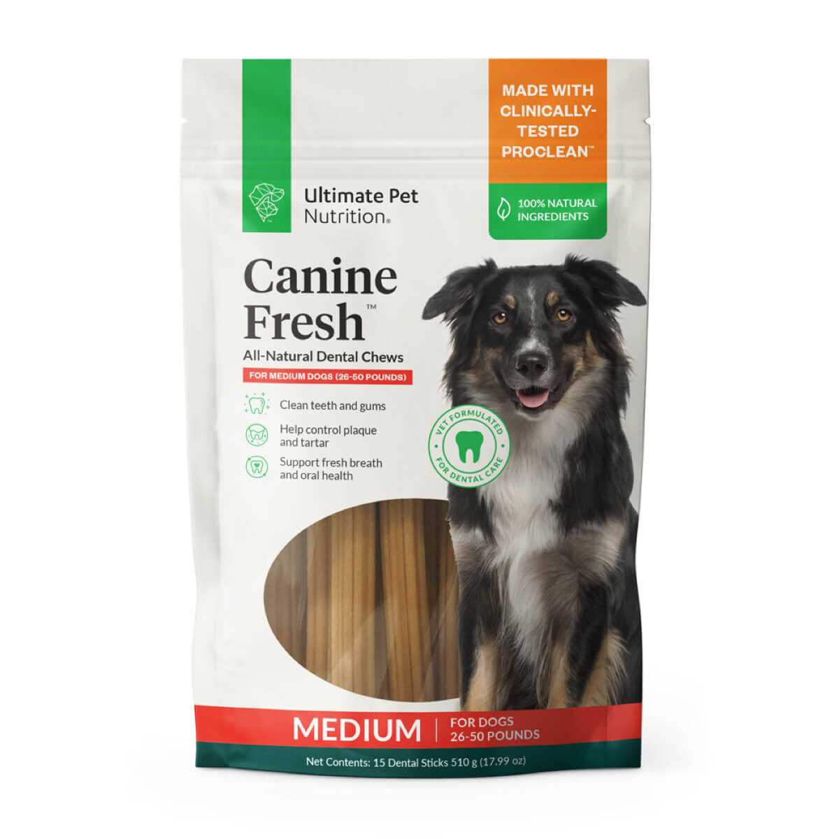 All Natural Canine Dental Chews Sticks O62526