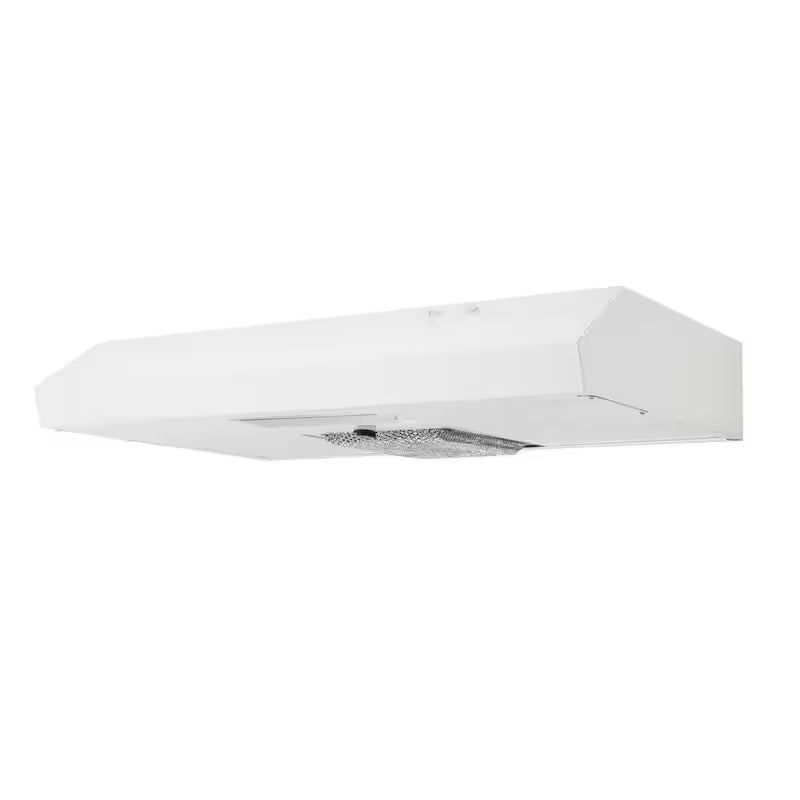 30 in. 240 CFM Convertible Under Cabinet Range Hood in White R960