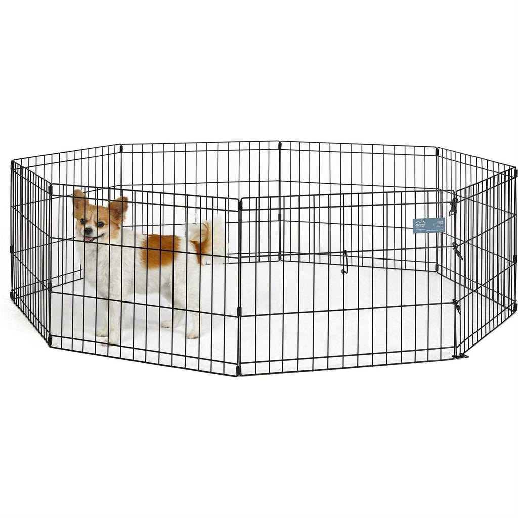Black 18-Inch Dog Exercise Pen & Playpen V250035
