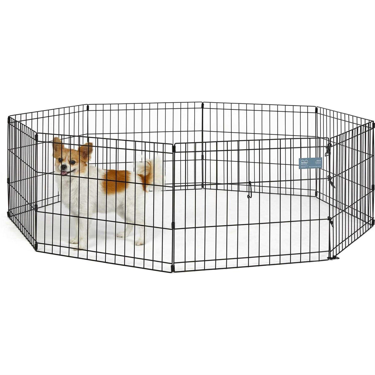 Black 18-Inch Dog Exercise Pen & Playpen V250035