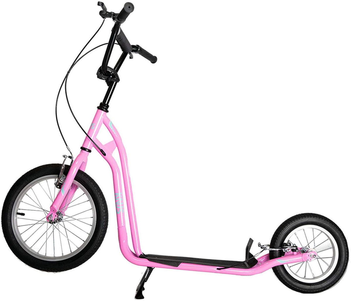 Scooter with 16-Inch Front Wheel, 12-Inch Rear Wheel, Front and Rear Caliper Brakes O372027