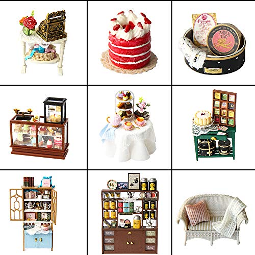 1:24 Scale DIY Dollhouse Kit with Furniture U731014