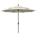 11' Aluminum Market Umbrella with Double Wind Vent Antique Beige O191510