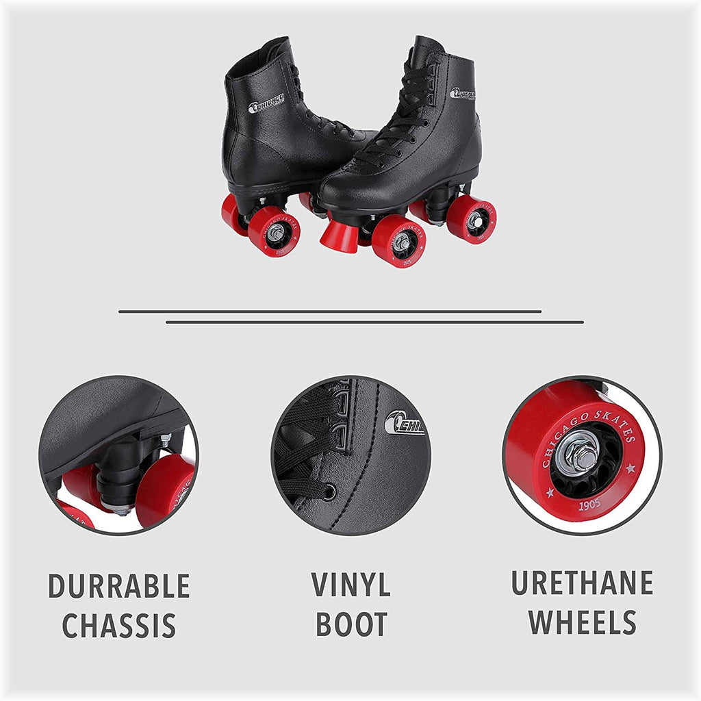 Black Size 4 Skates O220