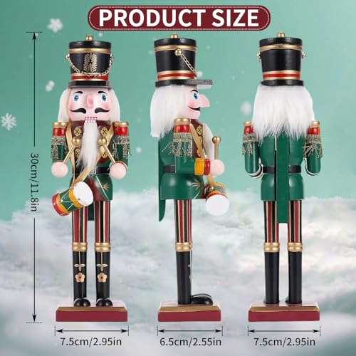 11.8 Inch Wooden Nutcracker Figures Q476047