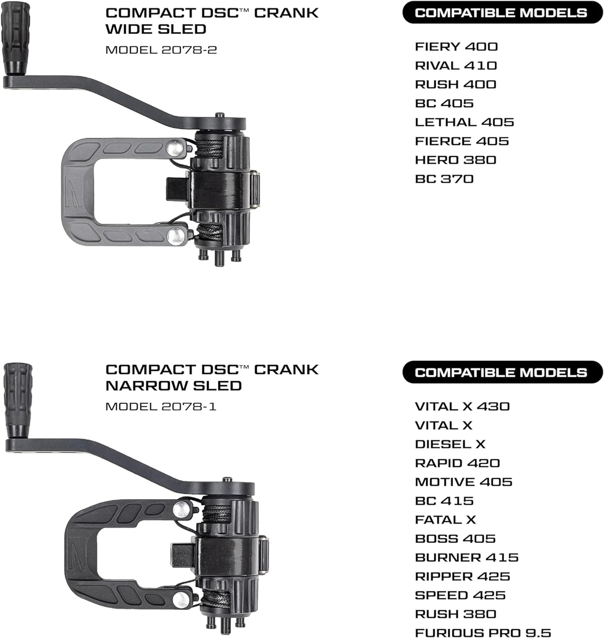 Compact Dead Silent Crank S438