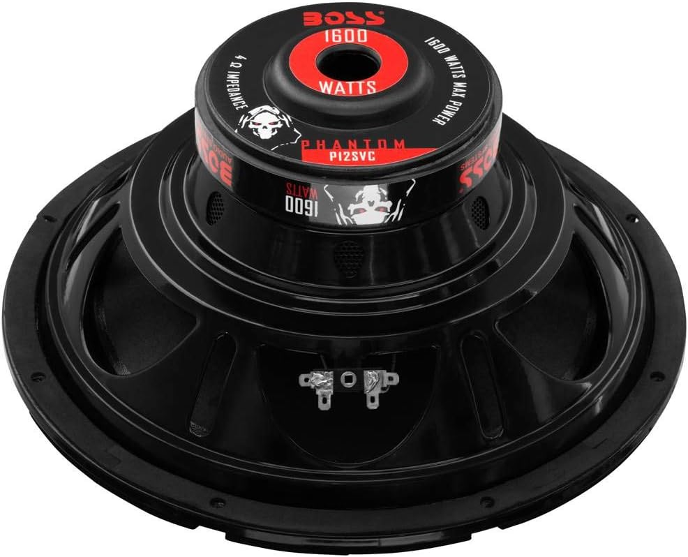 12" 3200W 4-Ohm SVC Car Stereo Subwoofer Set, Pair V80684