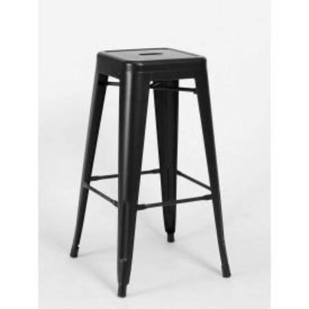 30x22H Steel Barstool Black 4/Pack L67576