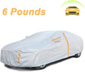 6 Layers Waterproof Cotton Car Cover with Zipper J32166