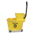 12 oz. - 32 oz. Side-Press Squeeze Wringer Plastic Bucket Combo E23843