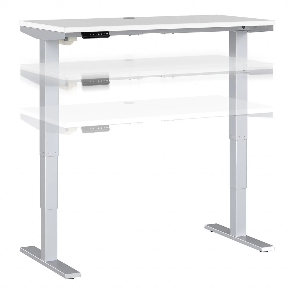 White Height Adjustable Desk H804