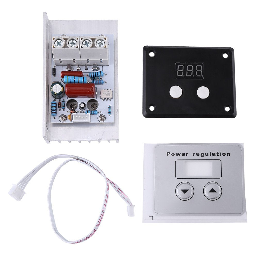 10000W SCR Digital Voltage Regulator AC 220V 80A Pack of 2 B828226