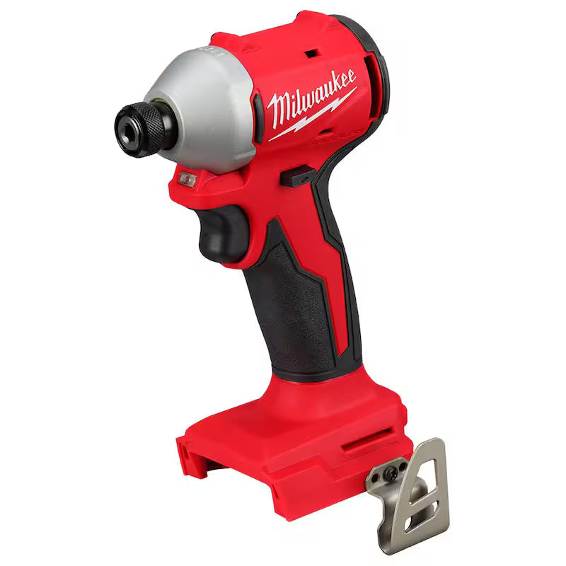 18-Volt Lithium-Ion Compact Brushless Cordless 1/4 in. Impact Driver Kit with 2.0 Ah Battery E31242