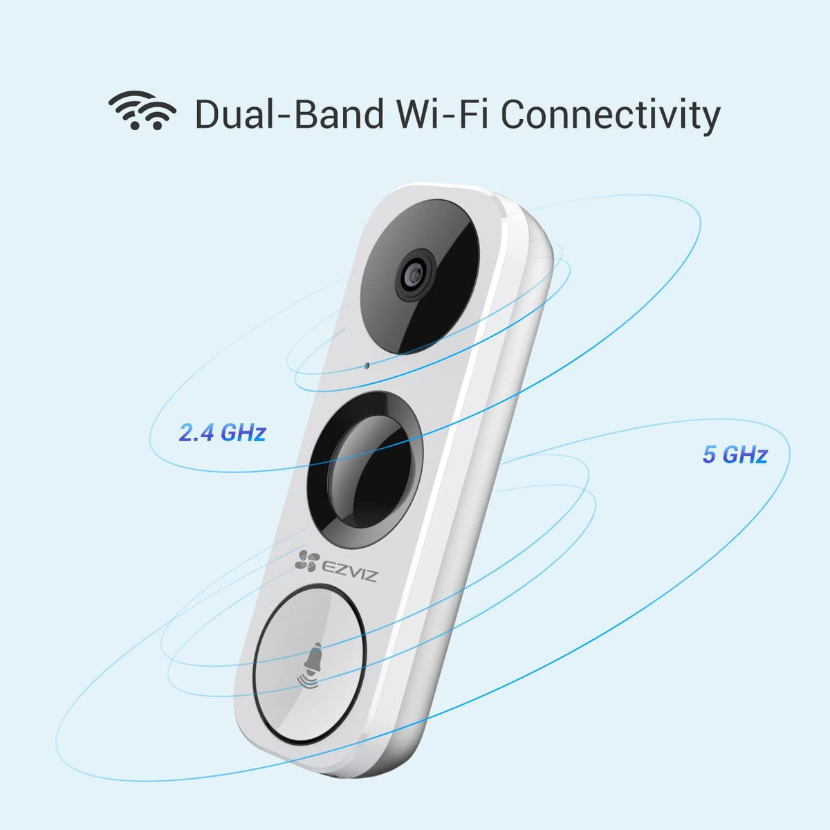 Wired WiFi Video Doorbell with Chime D375566
