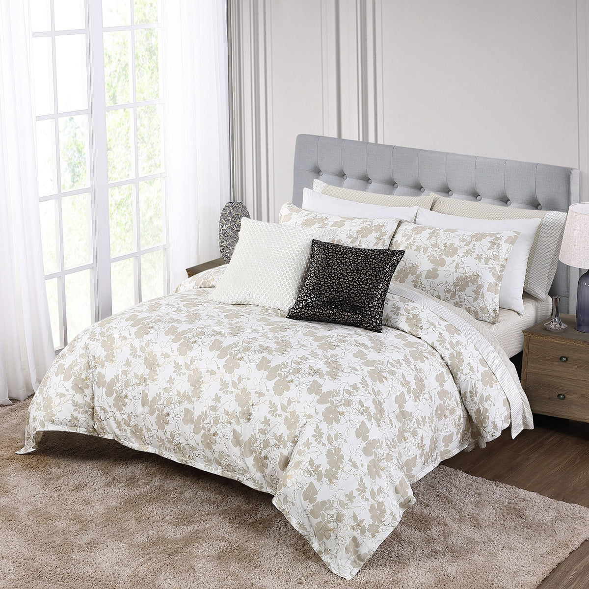 Floral Comforter Set Full - Queen S939274