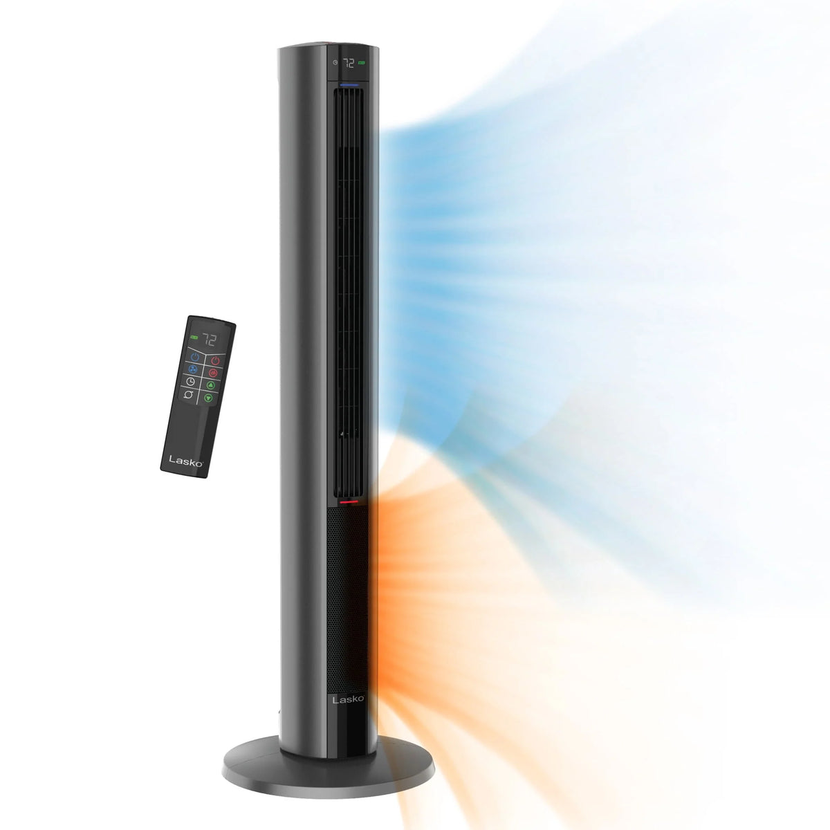 1500W Tower Fan & Space Heater with Timer and Remote Y164