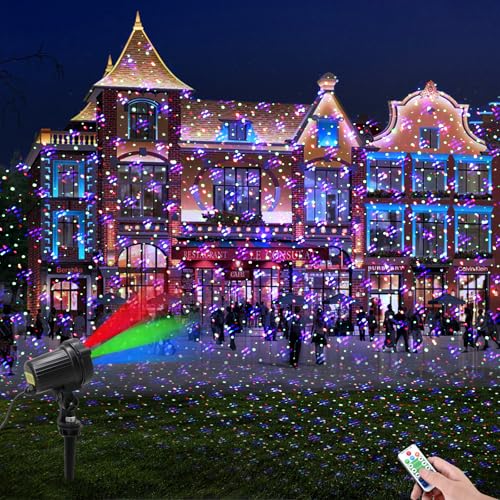 Outdoor Garden Laser Lights Projector with Moving RGB E97030