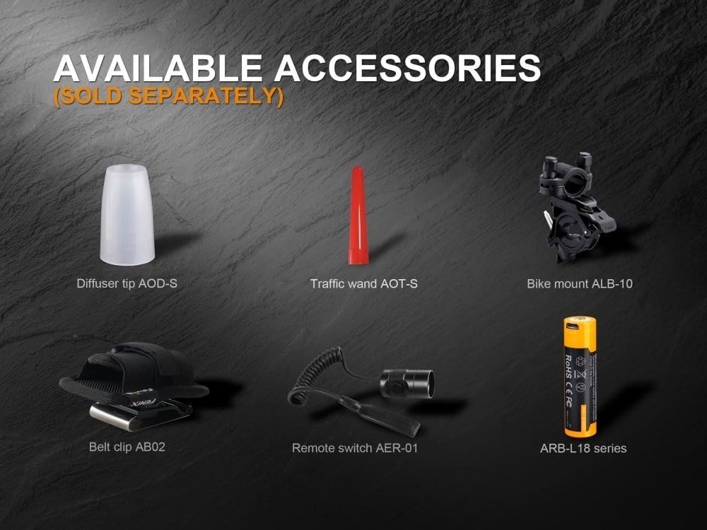 1000 Lumen Flashlight with USB Rechargeable Battery & Carry Case Z543