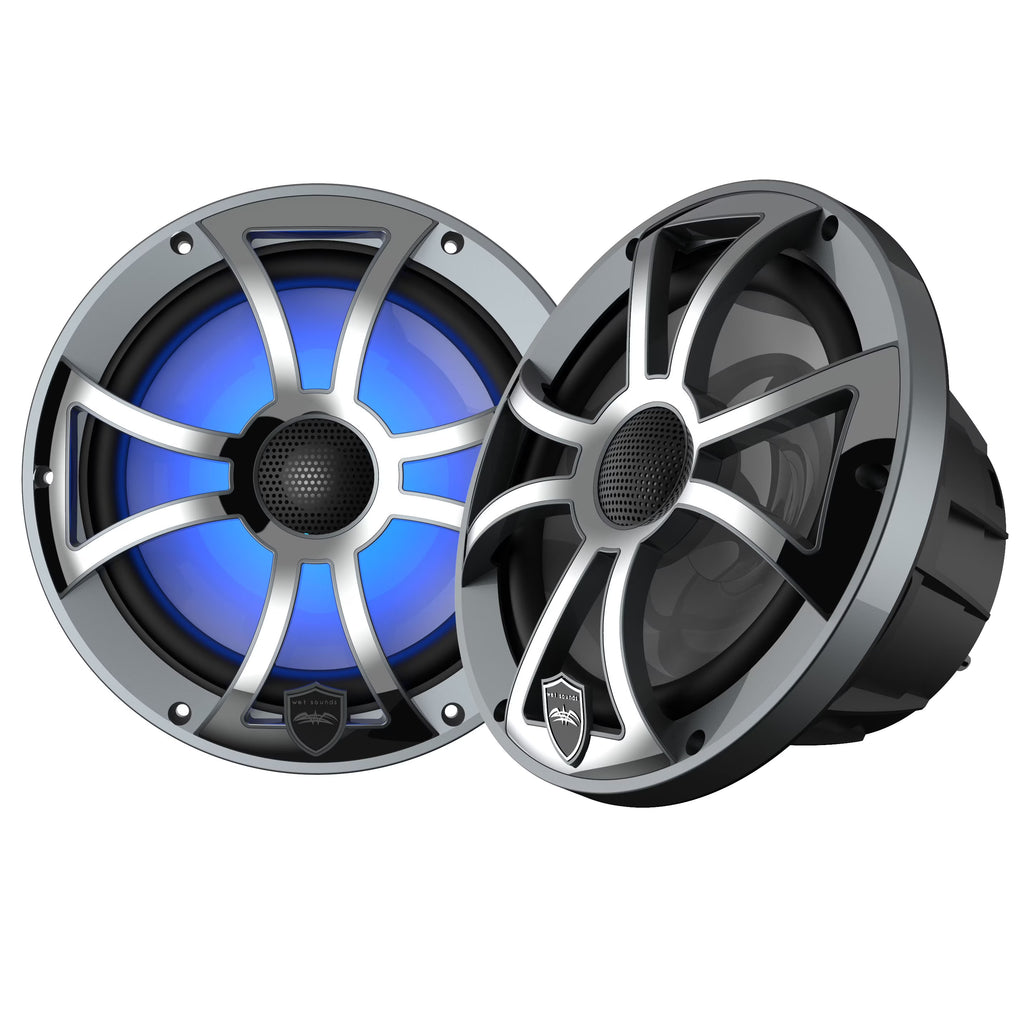 8 Inch Marine LED Coaxial Speakers (pair) U136