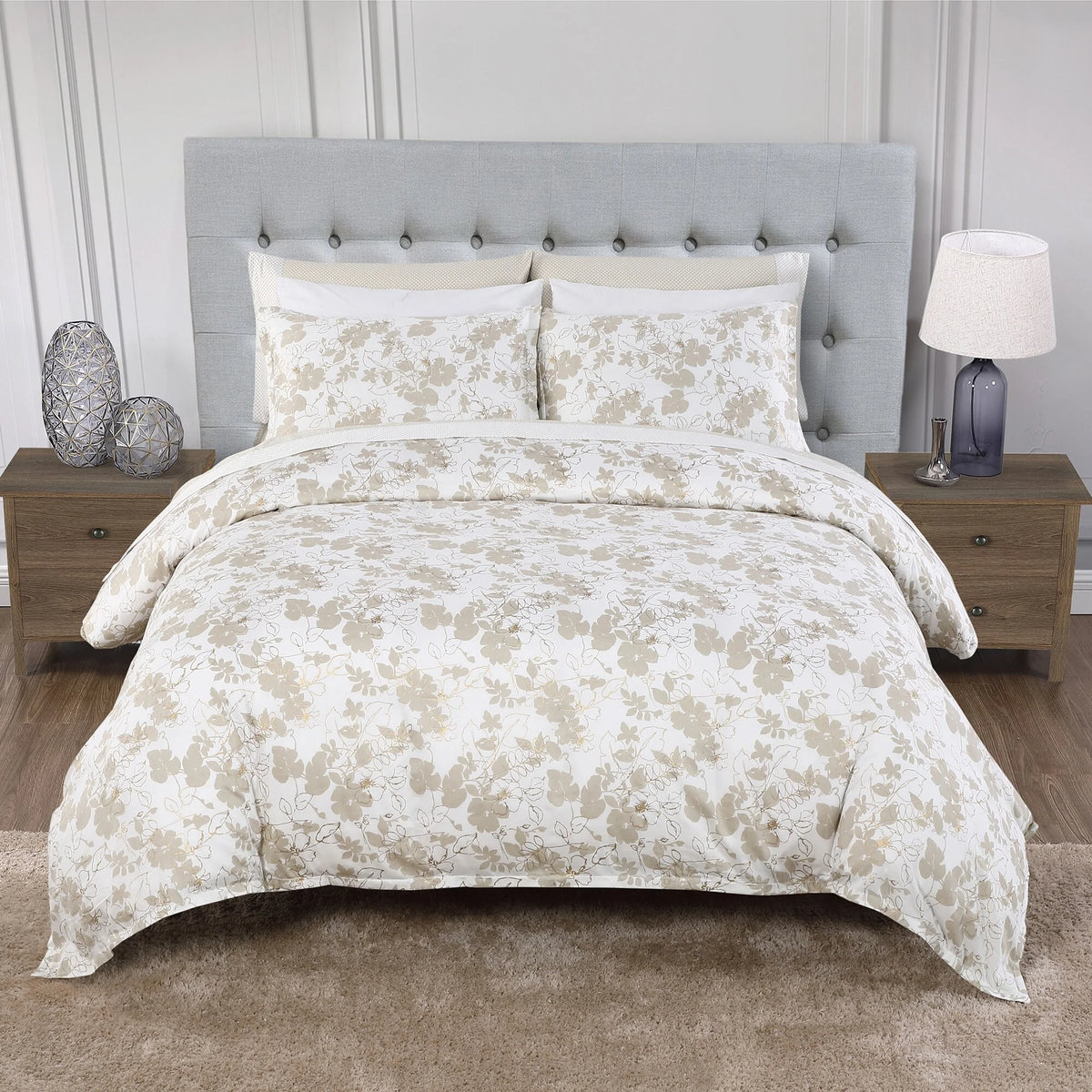 Floral Comforter Set Full - Queen S939274