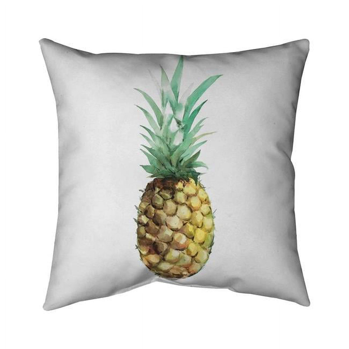 16 x 16 in. Watercolor Pineapple Pillow Cover Z221