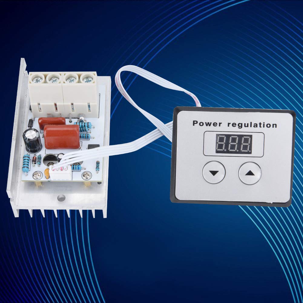 10000W SCR Digital Voltage Regulator AC 220V 80A Pack of 2 B828226