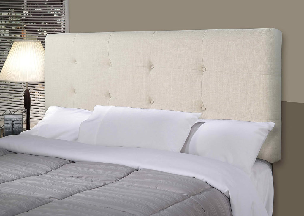 Beige California King Sized Padded Headboard R2634