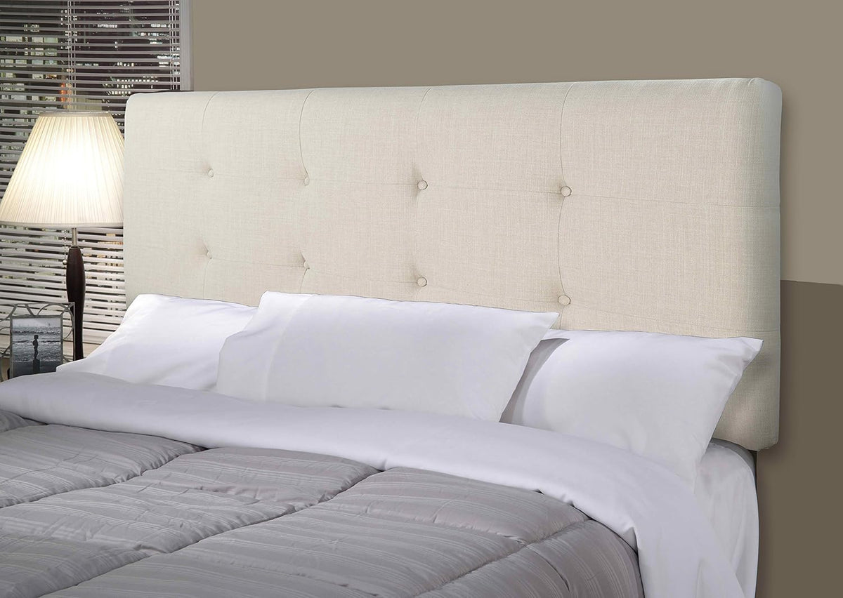 Beige California King Sized Padded Headboard R2634