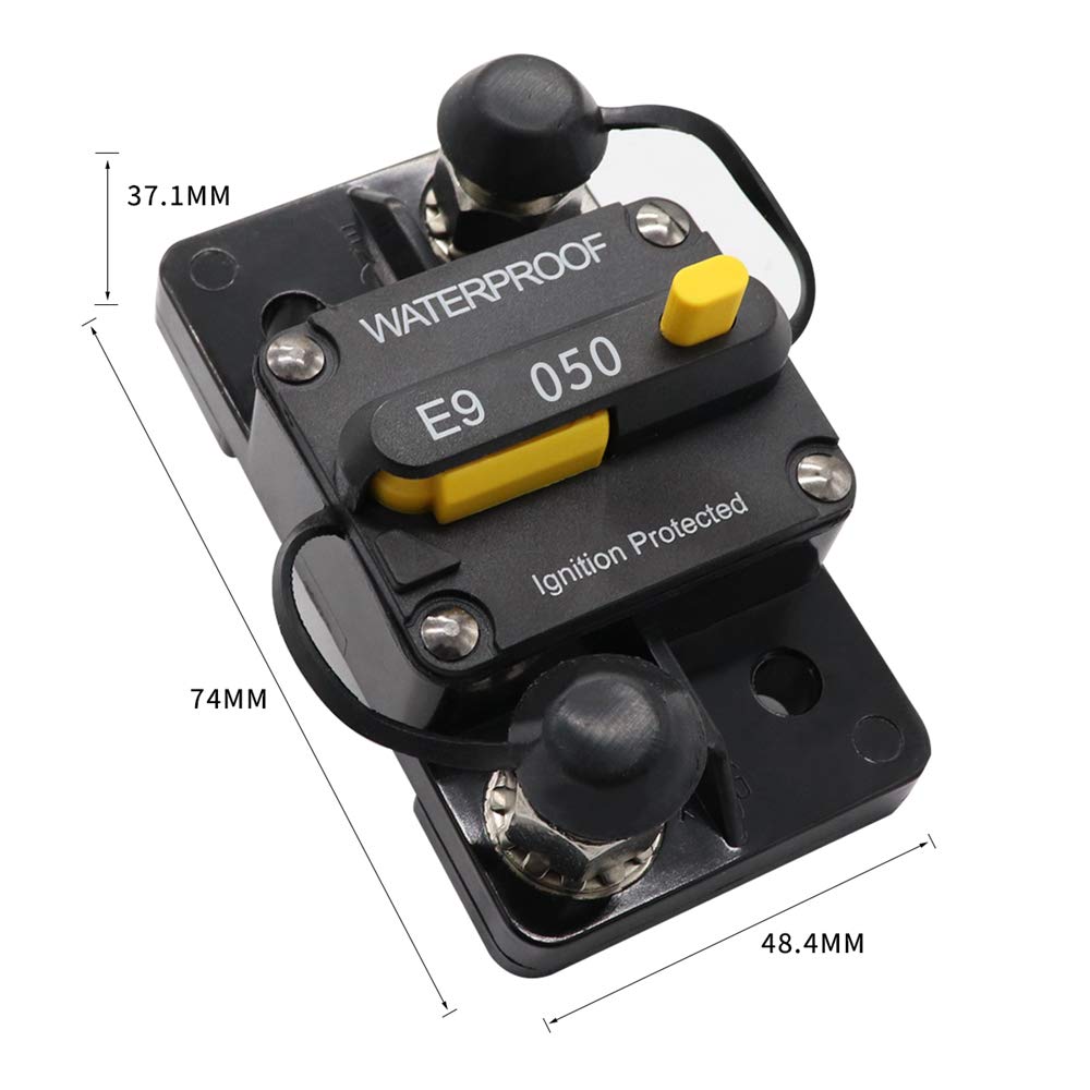50 amp 12V - 72V DC Circuit Breaker D82426