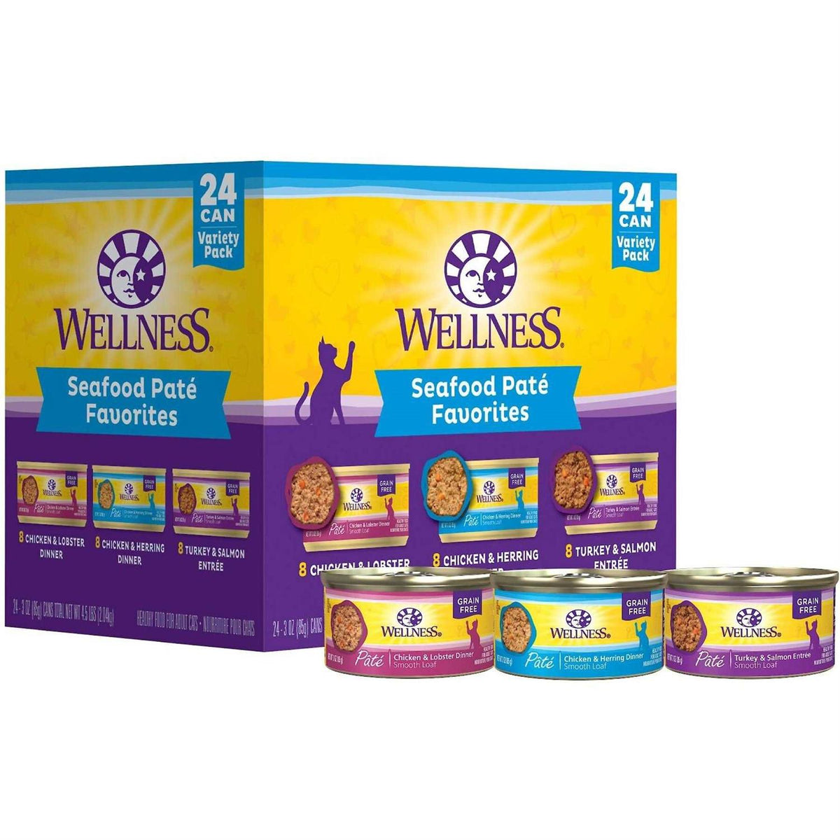 Seafood Pate Variety Pack Wet Cat Food M969
