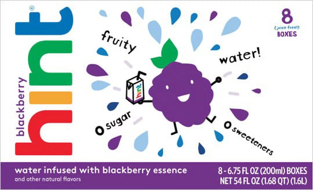 Blackberry Water 32 Pack 6.75 Fl Oz A781