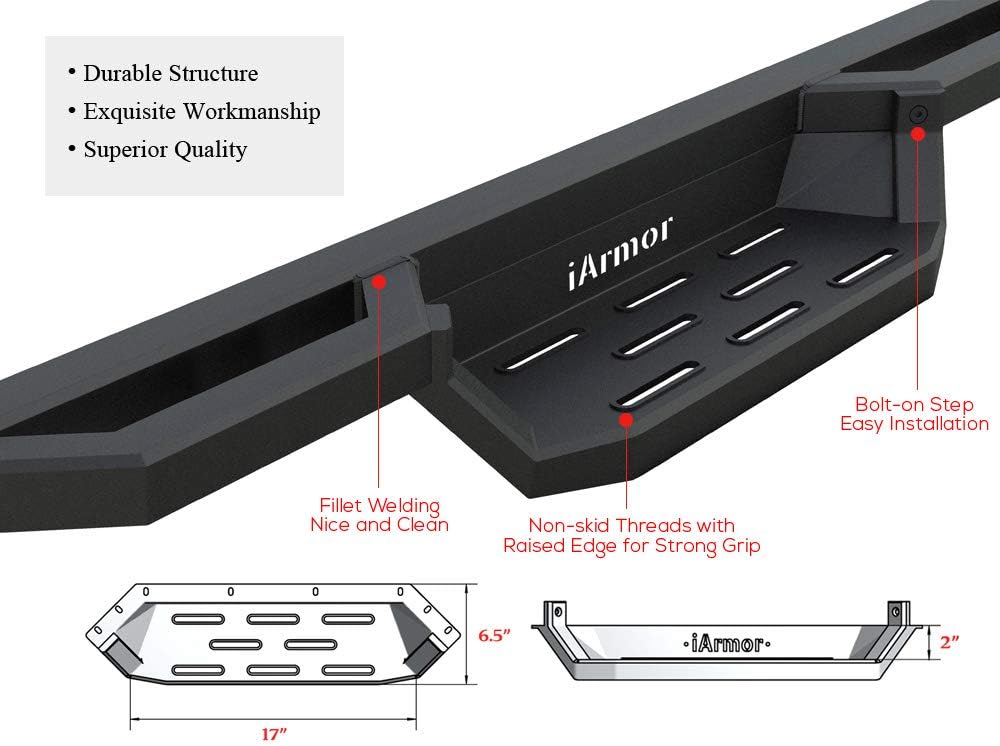 Drop Steps Running Boards Rock Slider H32047