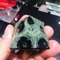 Malachite Pyramids Raw Mineral Rock Quartz Crystal Specimens Y848226
