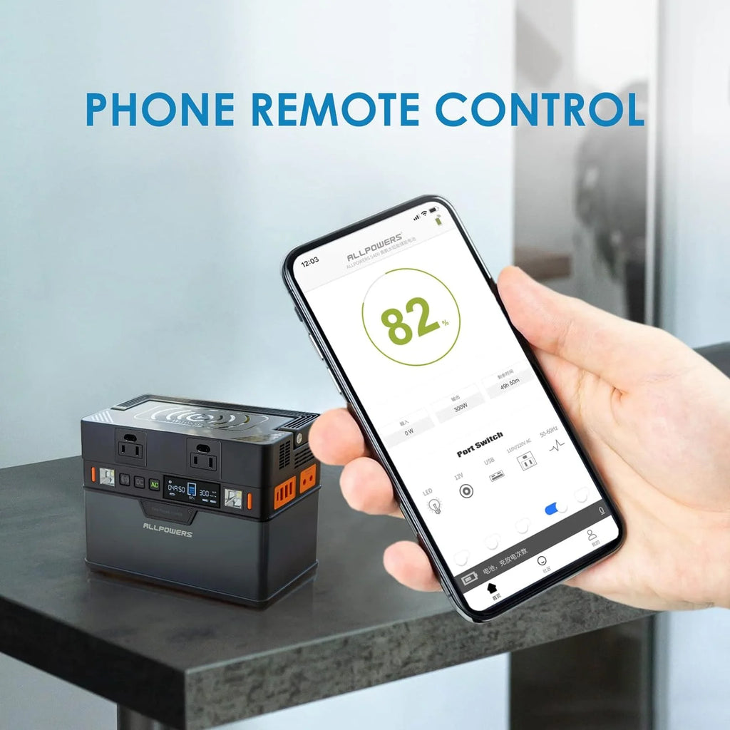 288Wh Portable Power Station with 300 Watt AC Outlets U32430