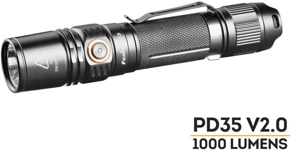 1000 Lumen Flashlight with USB Rechargeable Battery & Carry Case Z543