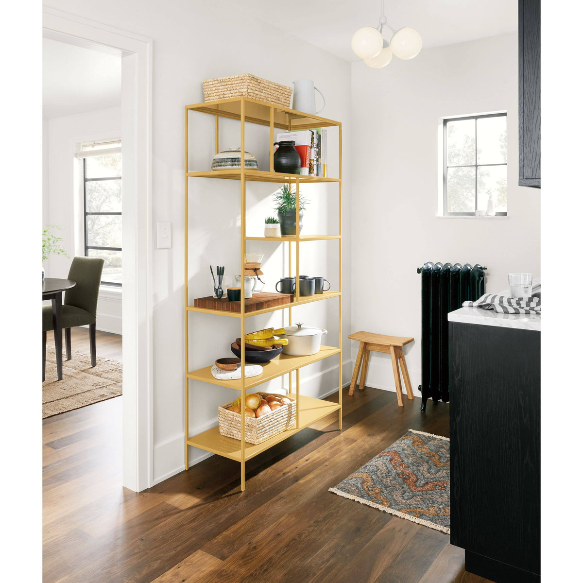 Modern Bookcase 15d 32W 59H in Taupe G20806