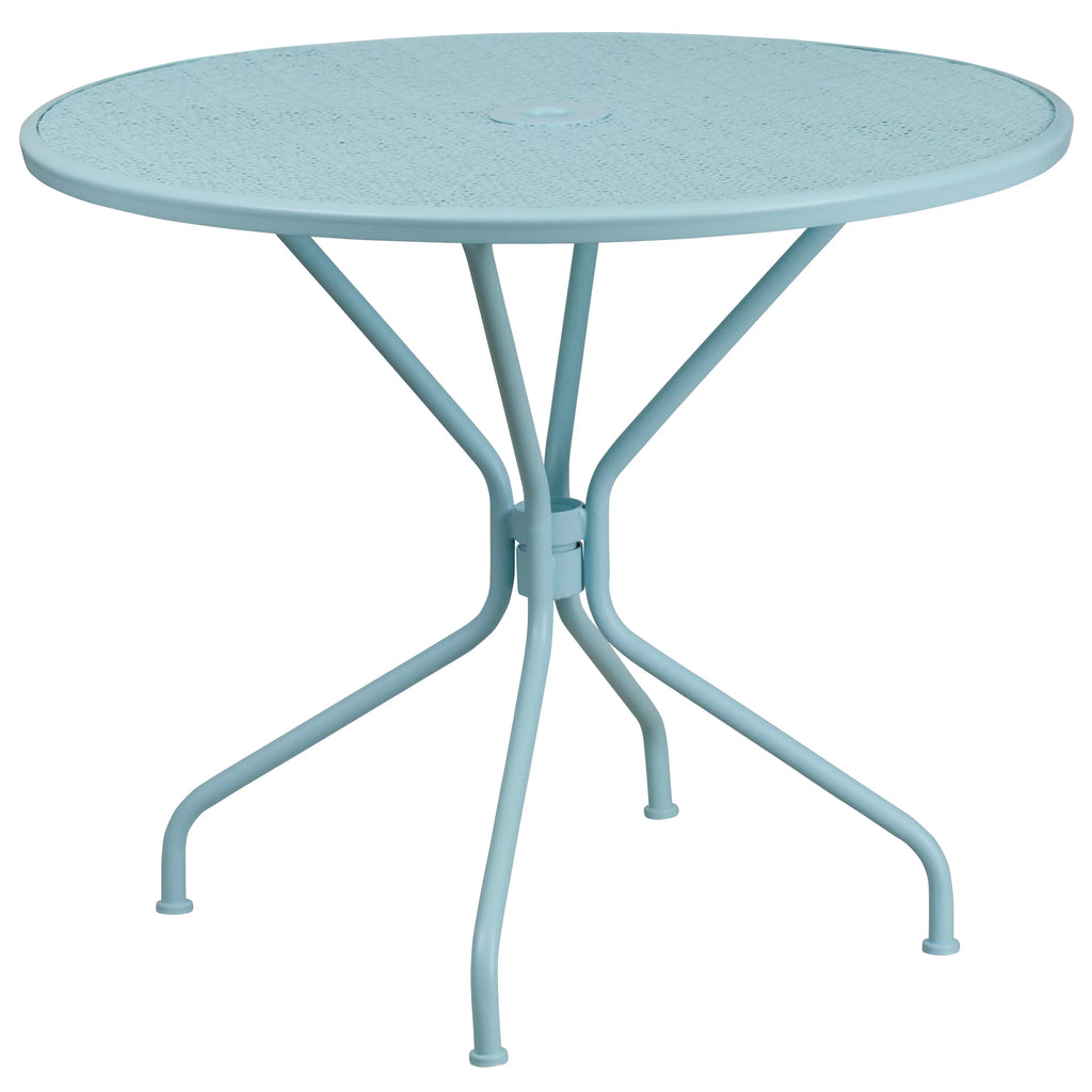 Gold Indoor-Outdoor Steel Patio Table F9090